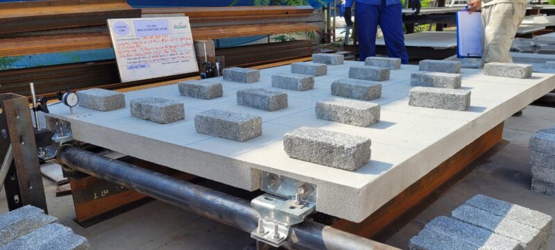 Structural load testing of façade panels and connections